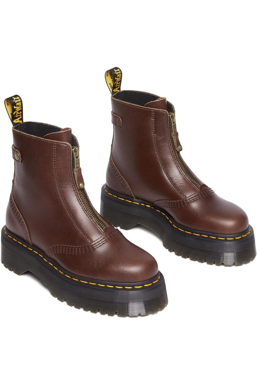 

Ботильоны - Коричневый - Блок Dr. Martens, коричневый