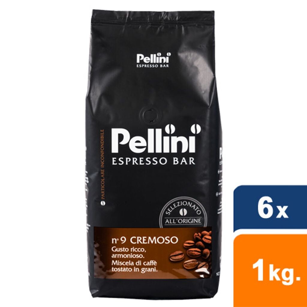 

Pellini - Эспрессо-бар № 9 в зернах Cremoso - 6x 1 кг