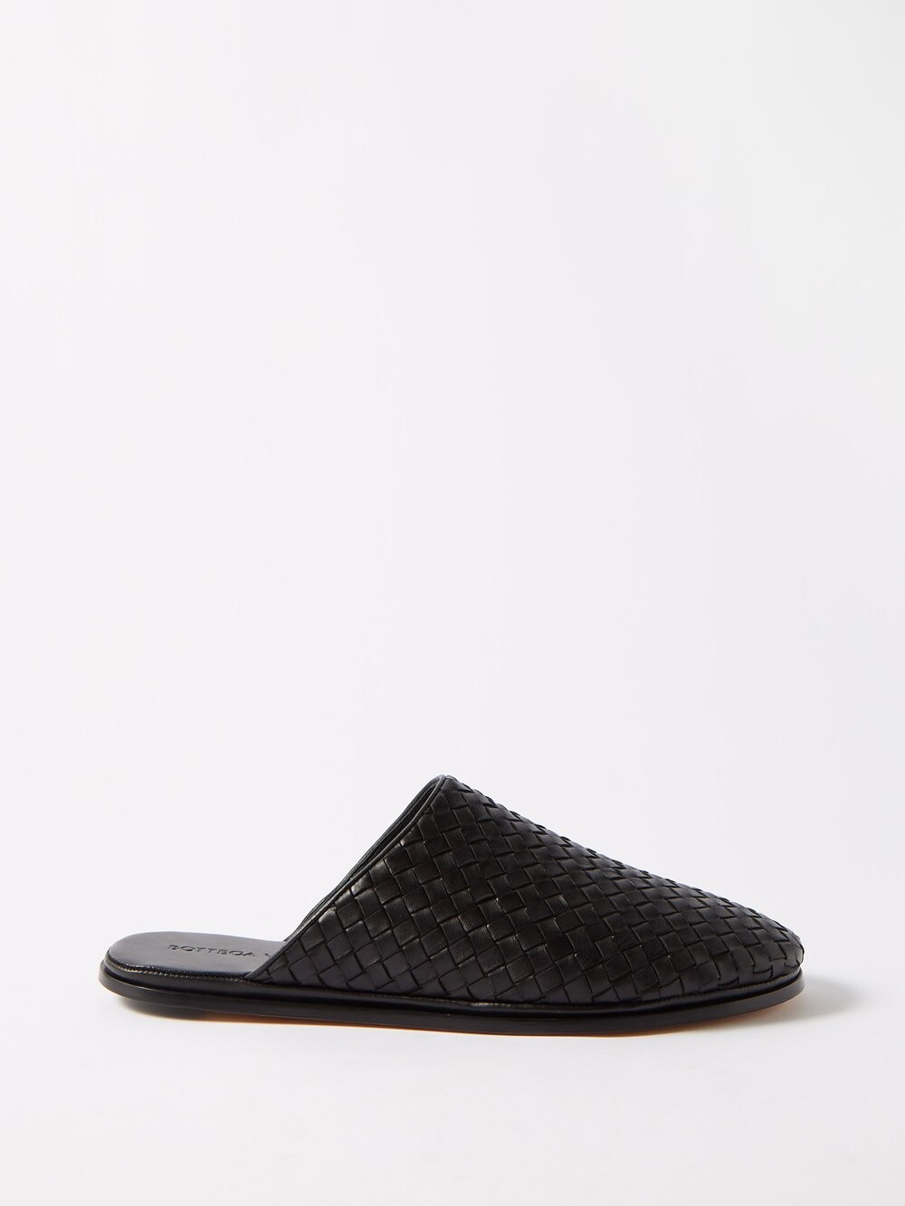 

Мюли из кожи intrecciato Bottega Veneta, черный