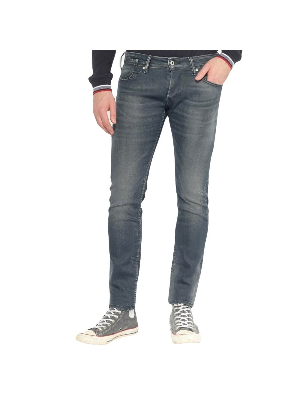 

Джинсы s homme belize 70011 узкие Le Temps Des Cerise, синий