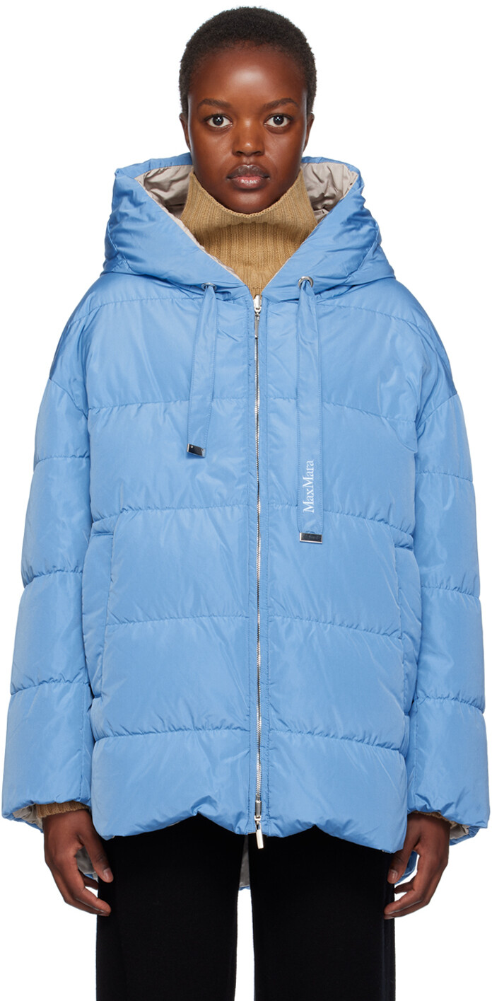 

Синий - Двусторонний пуховик The Cube Taffy Голубой Max Mara