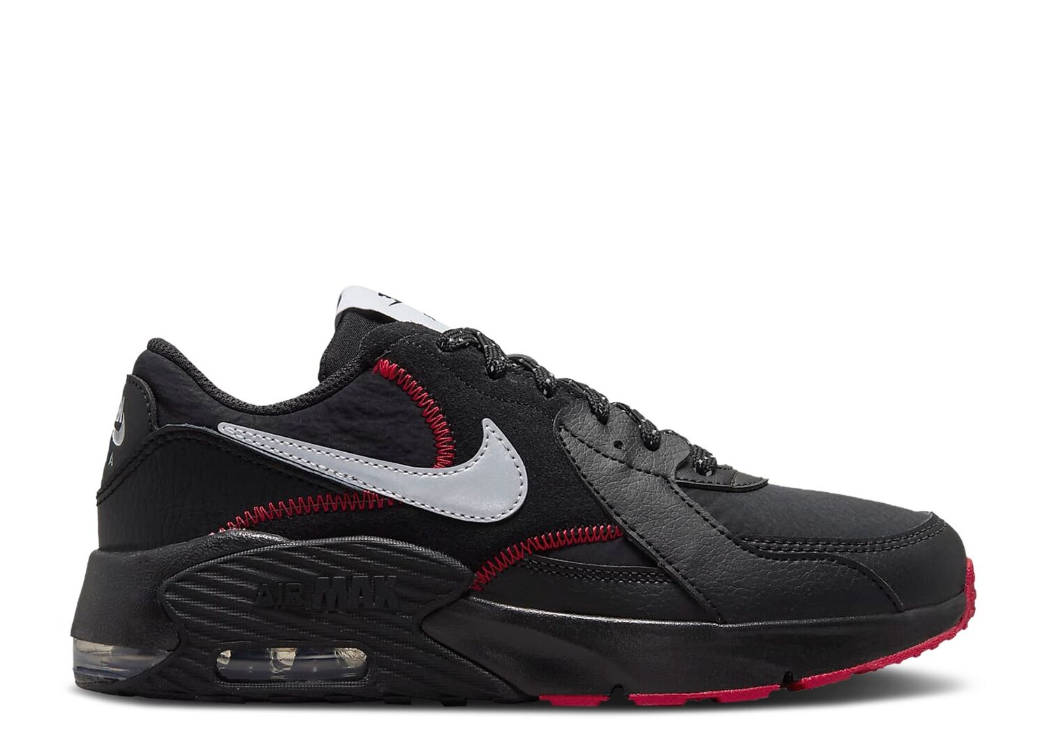 

Кроссовки Nike Air Max Excee Gs 'Black Sport Red', черный