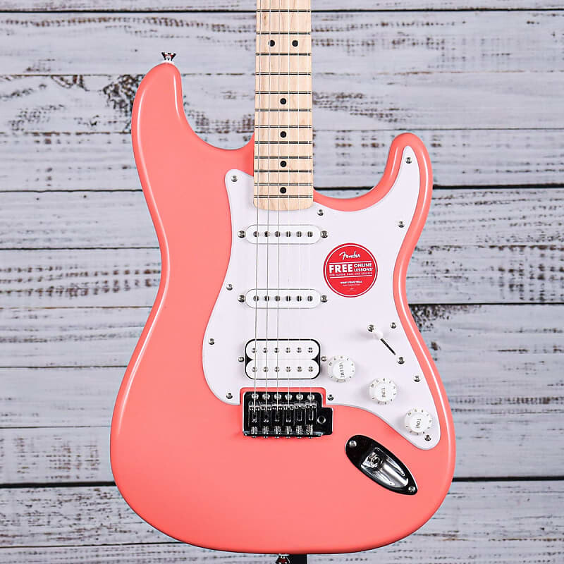 

Электрогитара Squier Sonic Stratocaster HSS Electric Guitar | Tahitian Coral