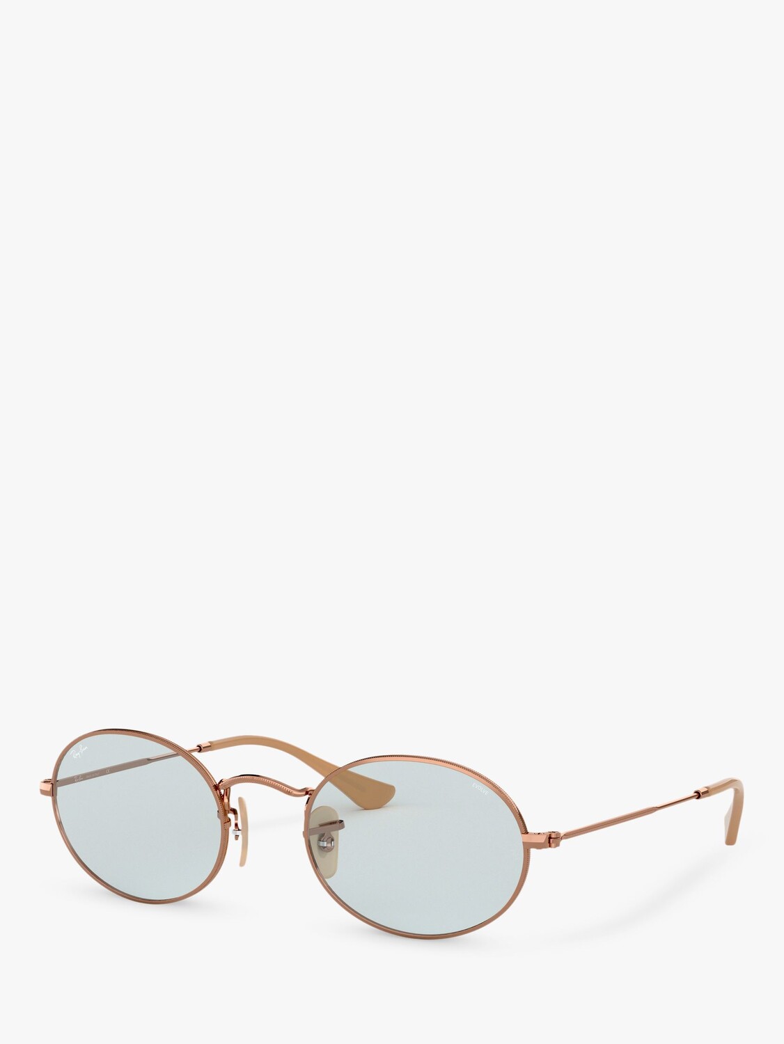 

RB3547N Женские овальные солнцезащитные очки Ray-Ban, медь/серый синий