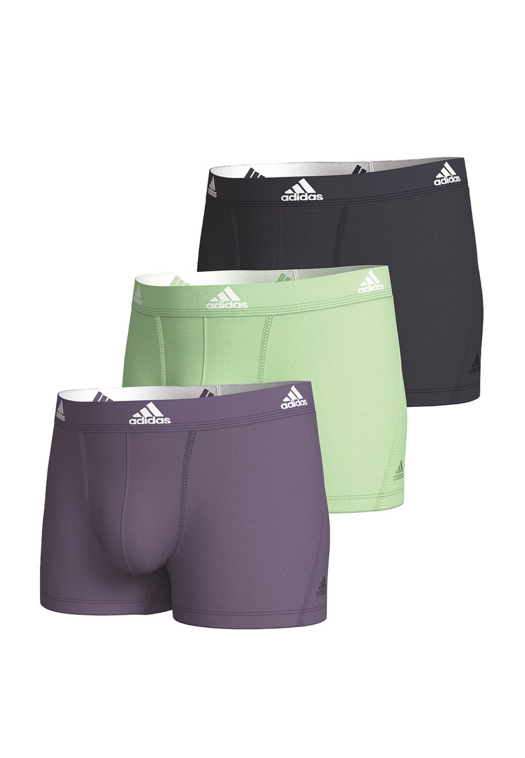 

Трусы Adidas Sportswear Retro Short/Pant Active Flex Cotton, цвет Lila/Schwarz/Hellgrün
