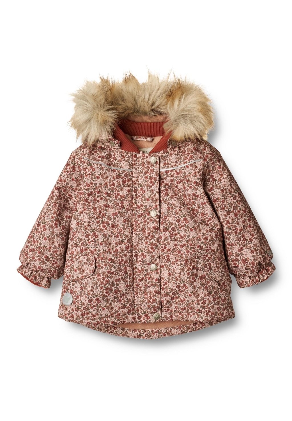 Зимняя куртка MATHILDE TECHNICAL WASSERDICHTE Wheat, цвет rose dust flowers