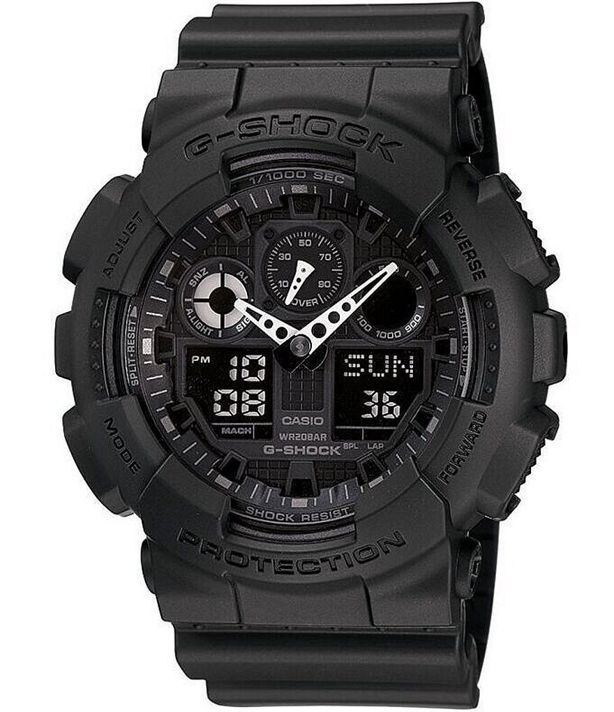 

Многофункциональные комбинированные часы G-Shock Big Face, черный