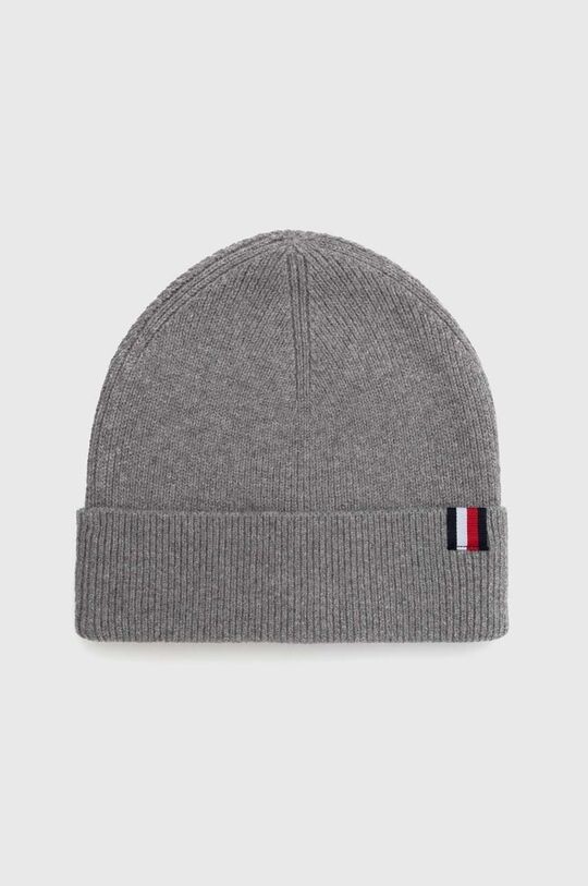 

Шапка из смесовой шерсти Tommy Hilfiger, серый