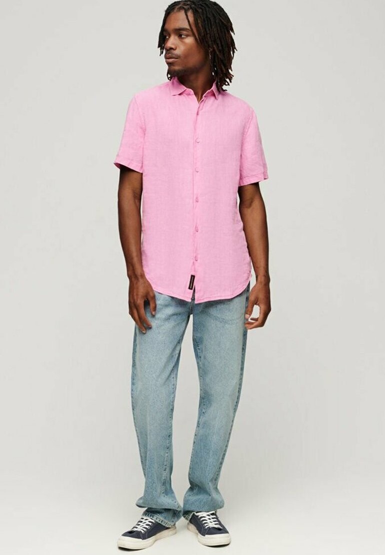 

Рубашка STUDIOS Superdry, цвет fuchsia pink