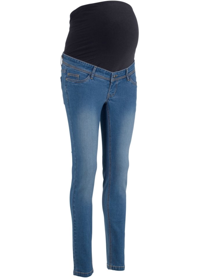 Узкие джинсы для беременных Bpc Bonprix Collection, синий джинсы kiabi для беременных 42 размер