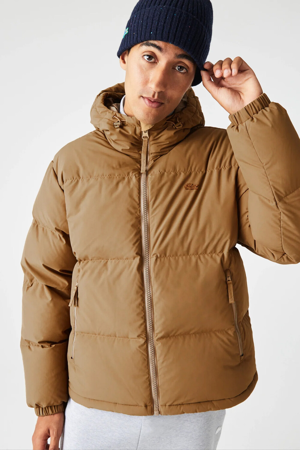 

Куртка - Коричневый - Классический крой Lacoste, коричневый