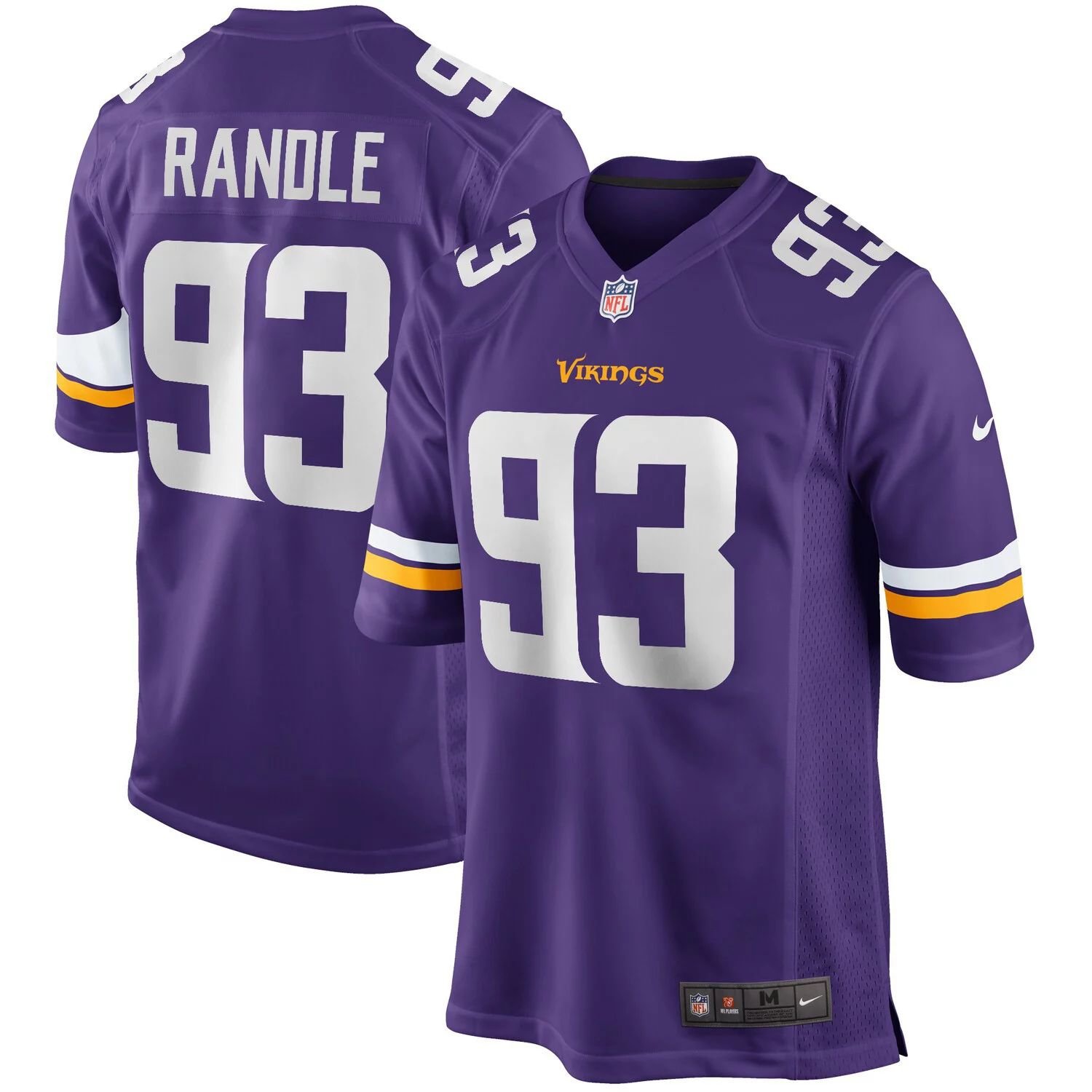 

Мужская джерси John Randle Purple Minnesota Vikings Game для игрока пенсионера Nike