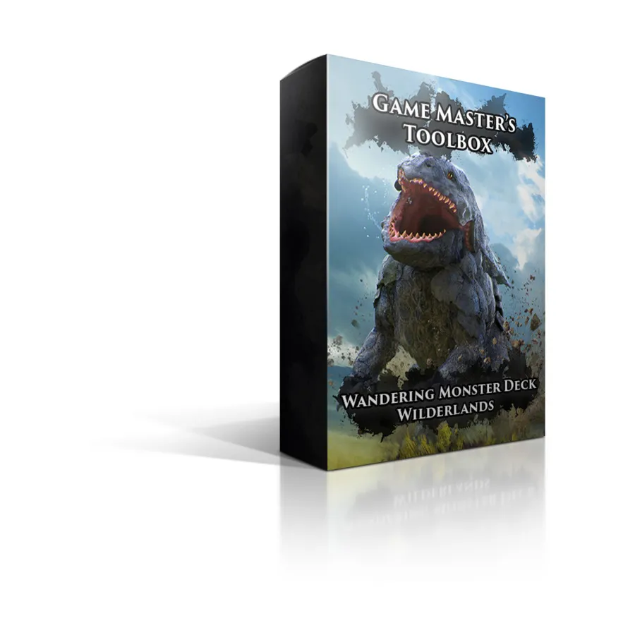 

Бокс-сет Wandering Monsters Deck - Wilderlands, Game Master's Toolbox (5e)