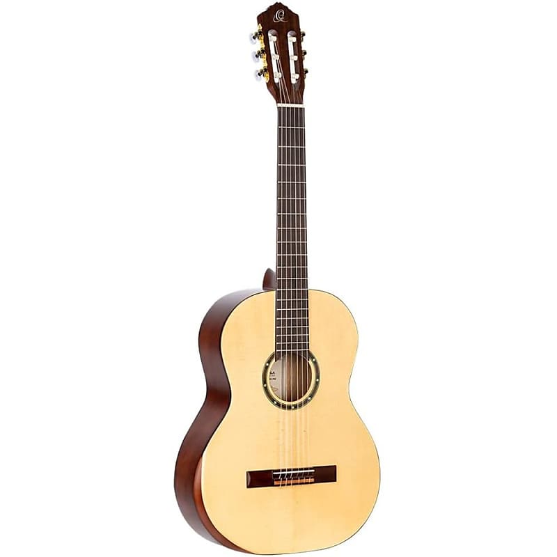 Акустическая гитара Ortega Guitars 6 String Student Series Pro w/Arm Rest Solid Top Nylon Classical Guitar, Right