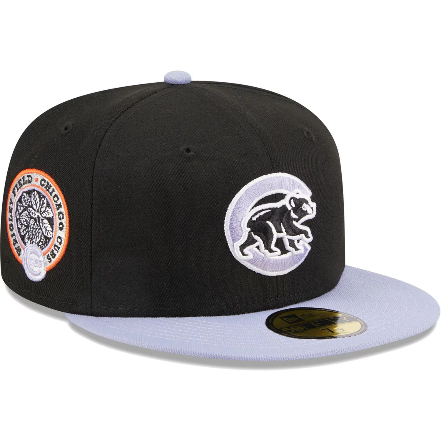 

Мужская приталенная шляпа New Era Black Chicago Cubs с боковой нашивкой 59FIFTY