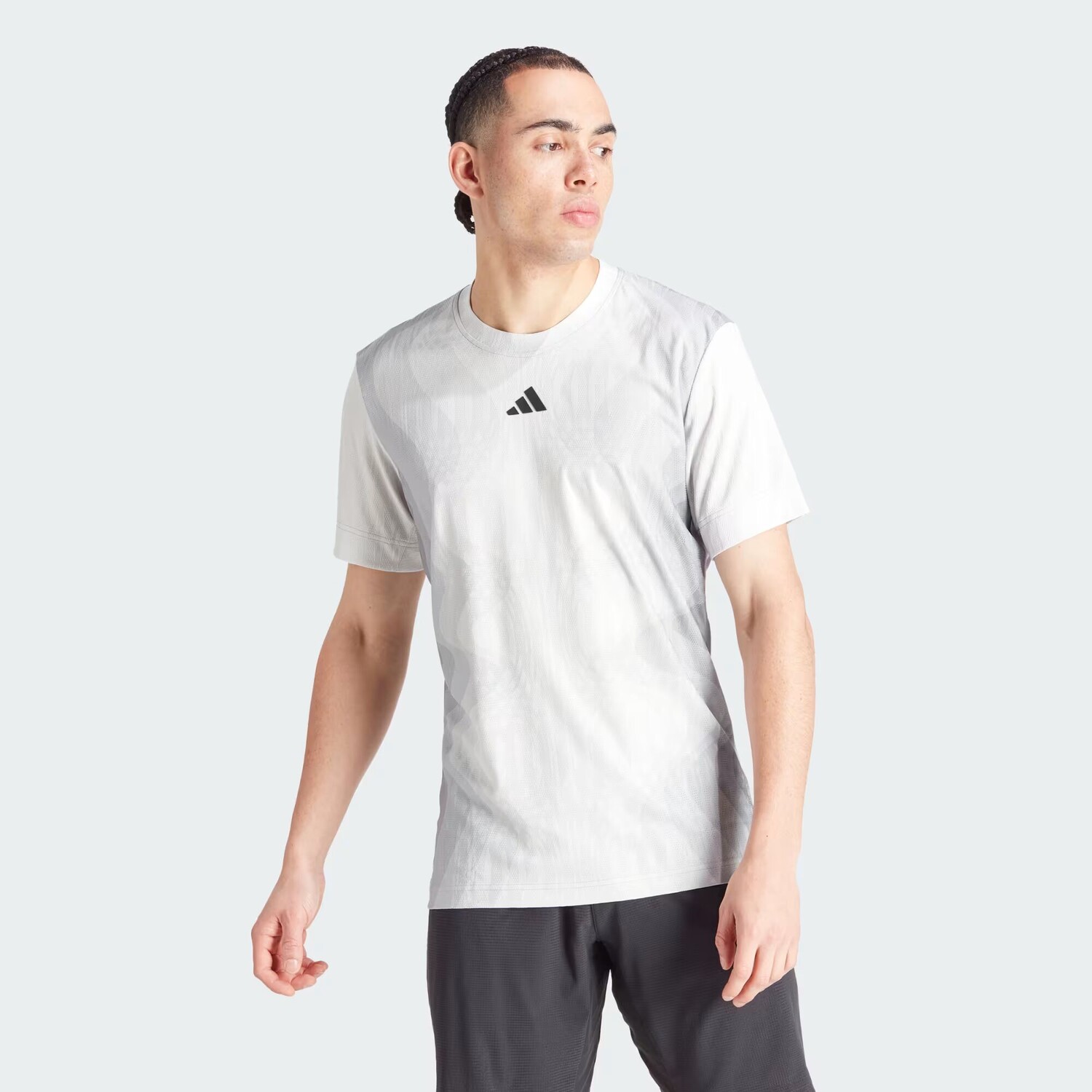 

Теннисная футболка Airchill Pro FreeLift Adidas, цвет Grey One