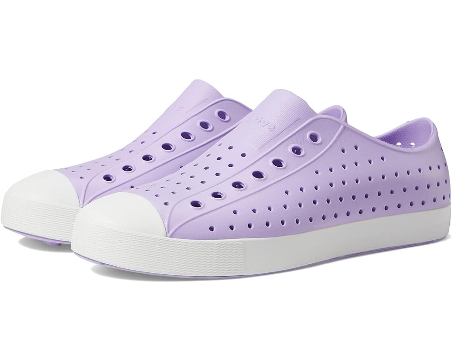 Кроссовки Native Shoes Jefferson Slip-on Sneakers, цвет Healing Purple/Shell White