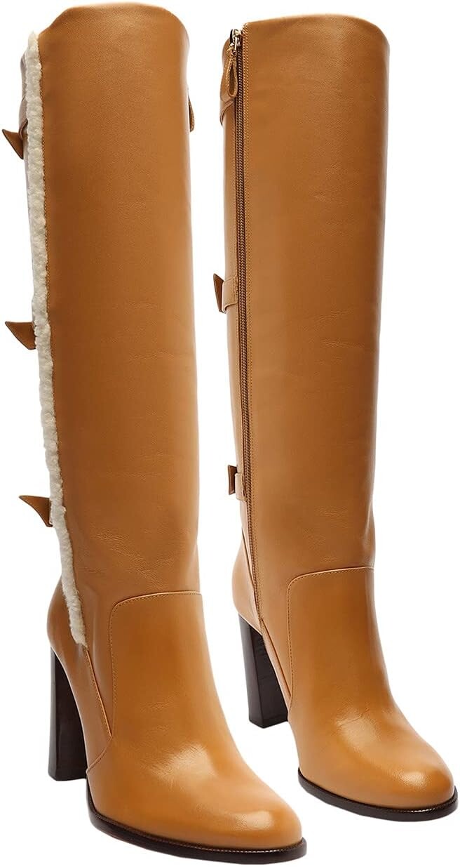 

Сапоги Lolita Tall Boot 90 Alexandre Birman, цвет Butterscotch