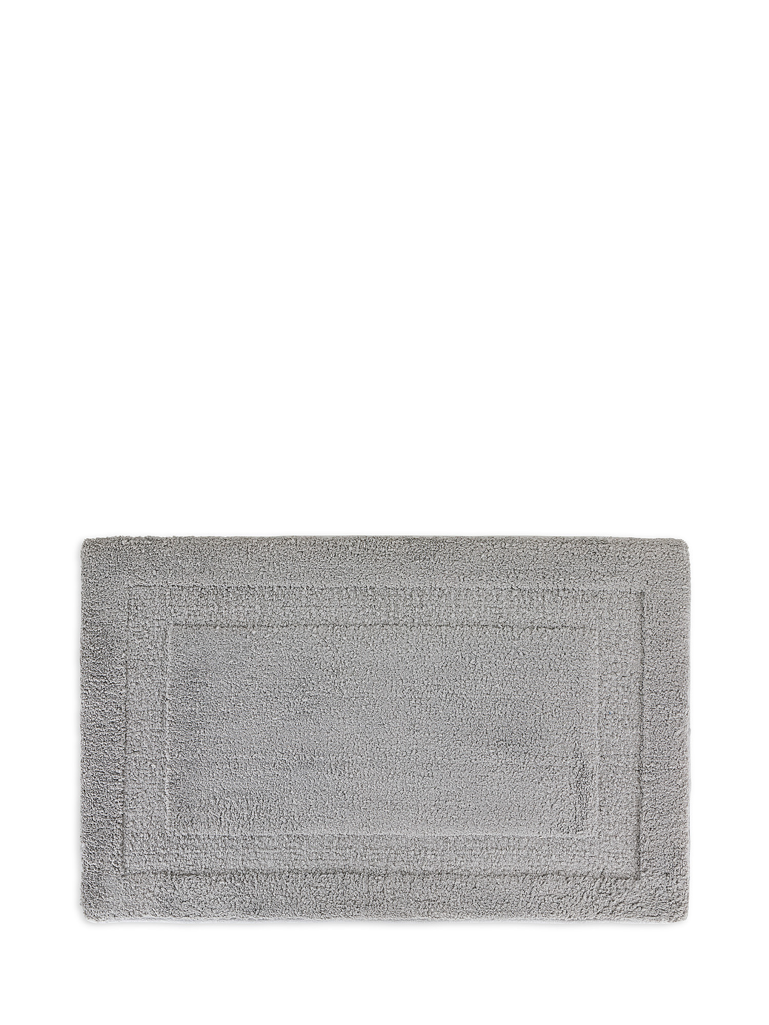 Однотонный коврик для ванной из пены с эффектом памяти Coincasa, серый коврик для ванной basic 50х80см полиэстер с эффектом памяти на sbr основе в асс те