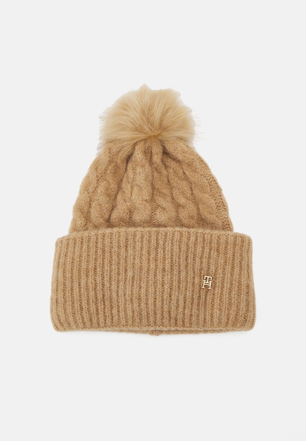 

Шапка TIMELESS BEANIE CABLE Tommy Hilfiger, бежевый