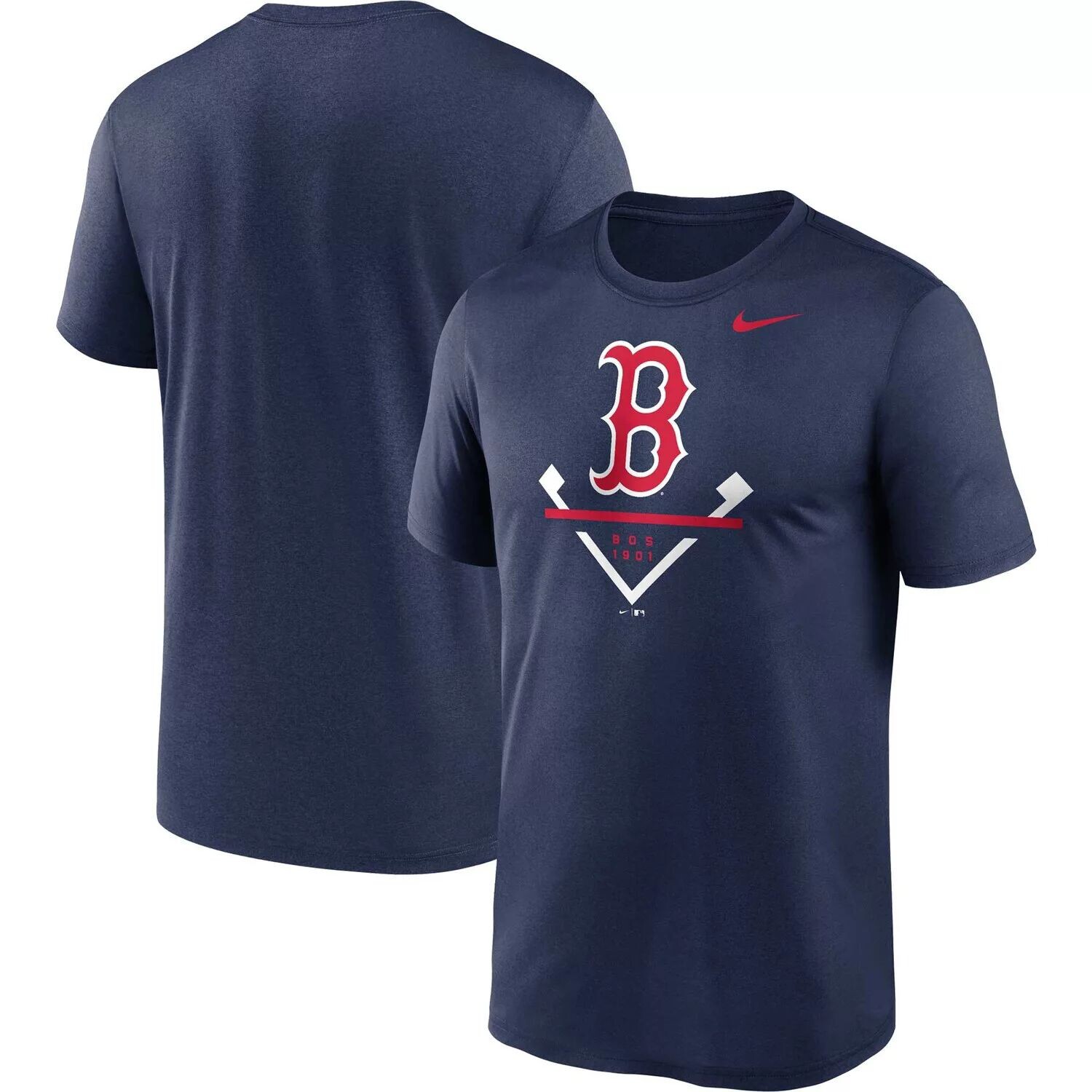 

Мужская темно-синяя футболка Boston Red Sox Big & Tall Icon Legend Performance Nike, Синий