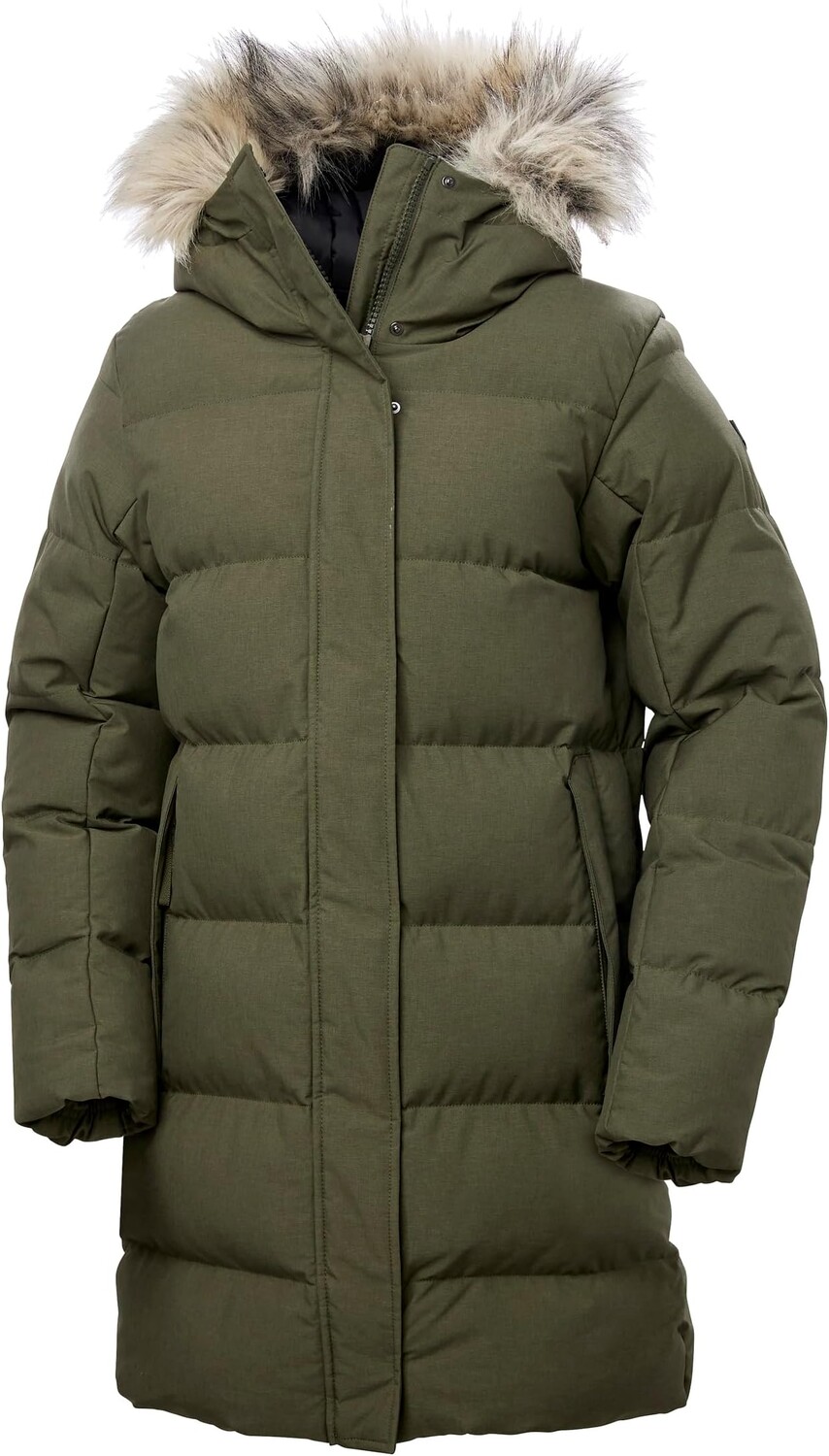 

Пуховая парка с цветочным узором Helly Hansen, зеленый
