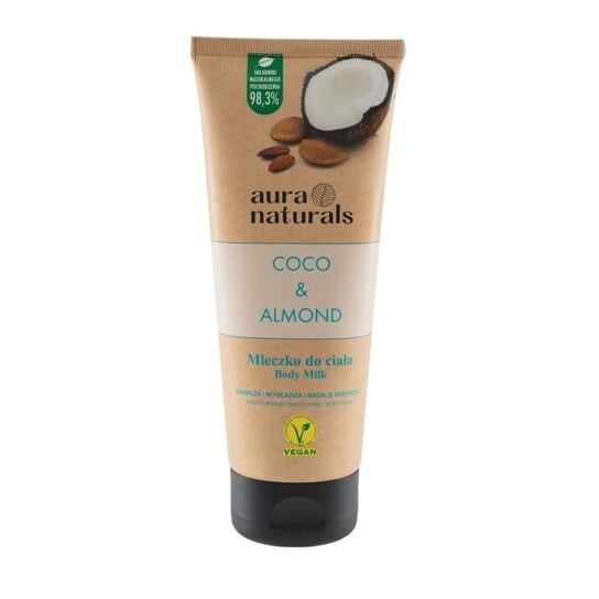 

Молочко для тела Aura Naturals с кокосом и миндалем 200 мл
