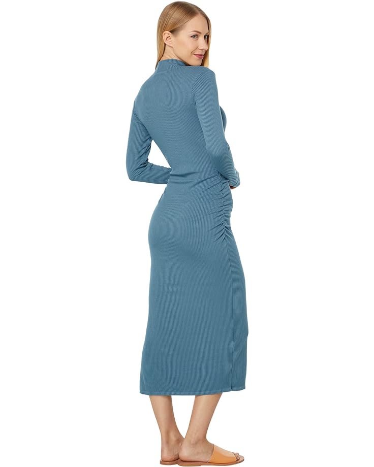 

Платье SUNDRY Turtleneck Midi Dress, цвет Slate Blue