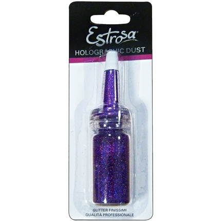 Голографический макияж в фиолетовом цвете, Estrosa