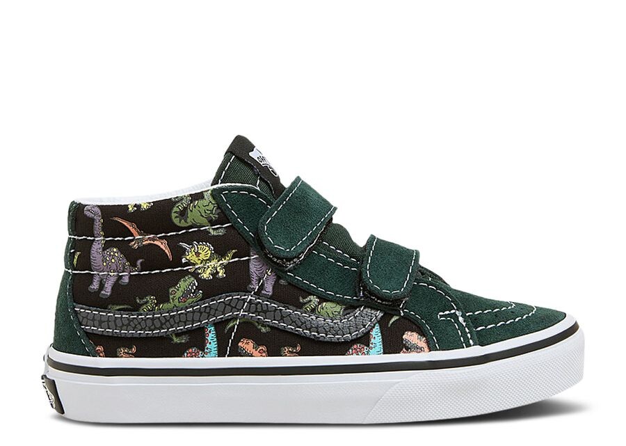 

Кроссовки Vans Sk8 Mid Reissue V Kids, цвет Glow Dino