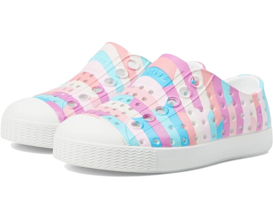 

Кроссовки Native Shoes Jefferson Sugarlite Print, цвет Shell White/Shell White/Pastel Multi Stripe 2