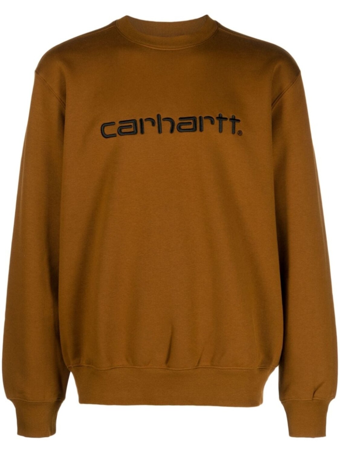 

Carhartt WIP толстовка из джерси с вышитым логотипом, коричневый