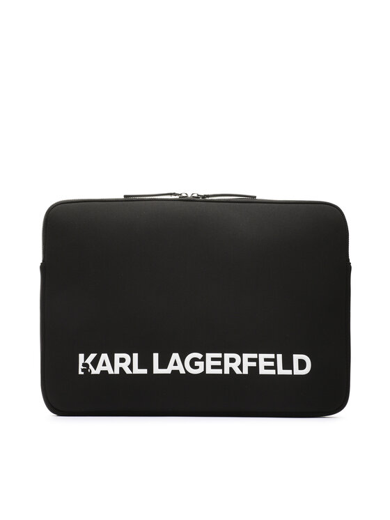 Чехол для ноутбука Karl Lagerfeld, черный домик для собак 2 шотландка синяя 42 х 42 х 38 см 1 шт