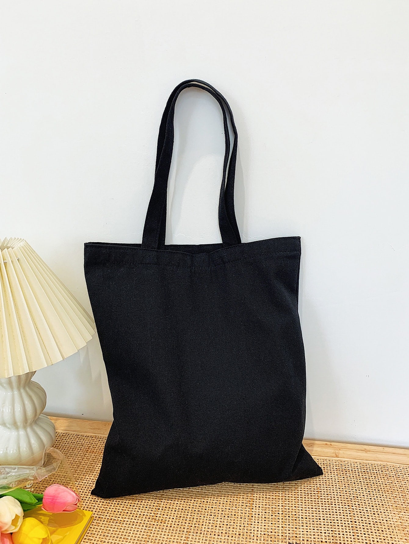 Модная однотонная большая сумка бежевого и черного цвета для покупок, черный модная однотонная большая сумка бежевого и черного цвета для покупок бежевый