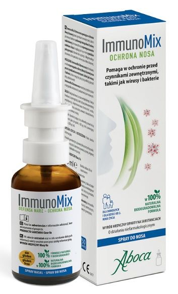Aboca Immunomix Ochrona Nosa Spray Do Nosa назальный спрей, 30 ml цена и фото