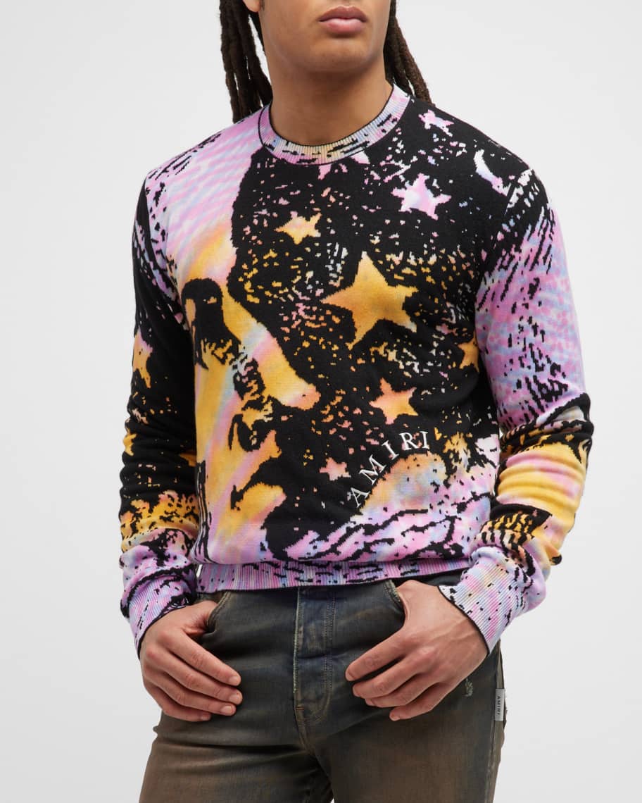

Мужской свитер Tie-Dye Moon из кашемира Amiri