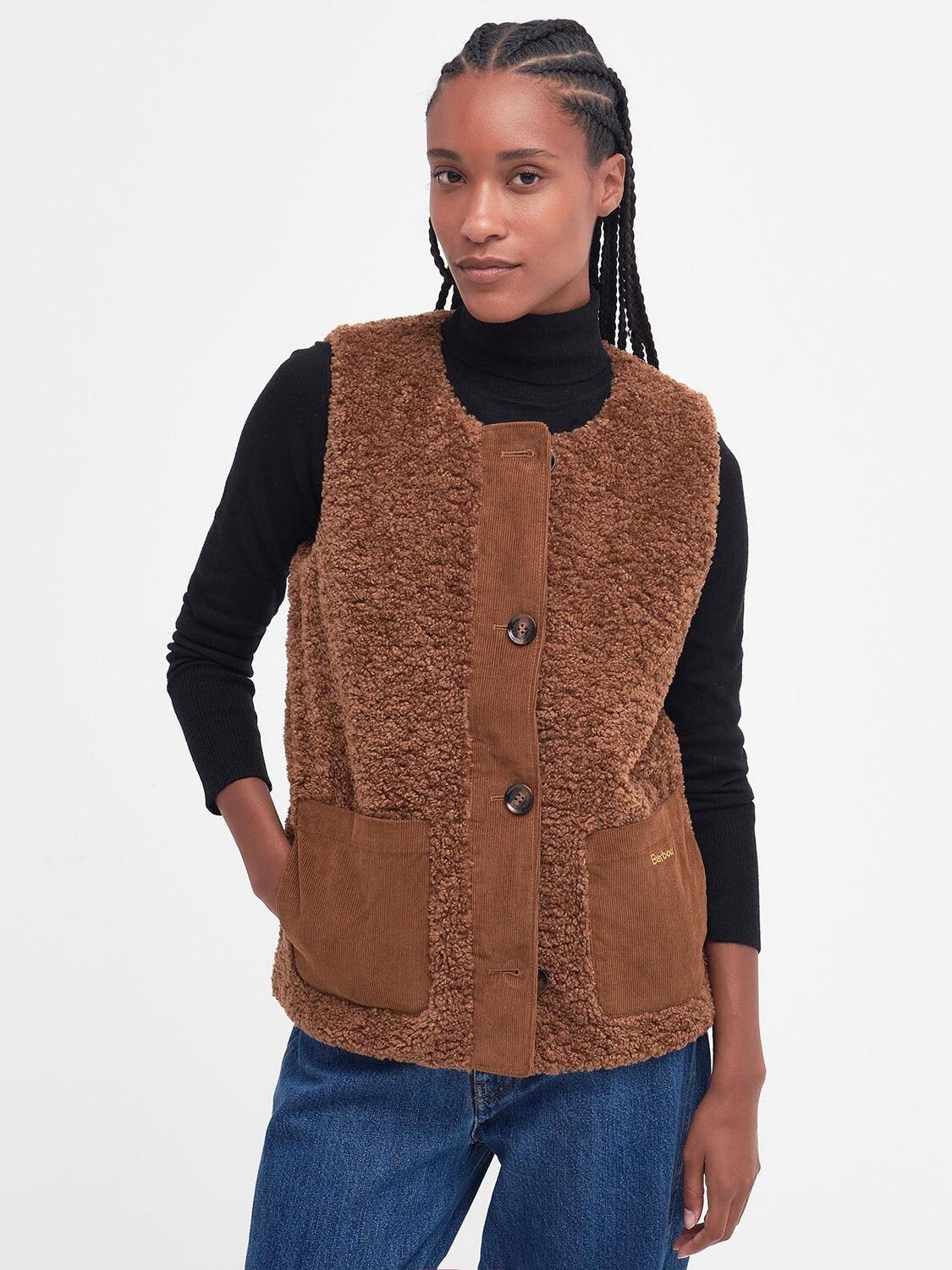 

Жилет Monzie из искусственного меха Tomorrow's Archive Barbour, тан