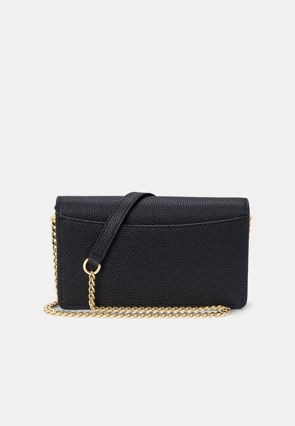 

Сумка через плечо PEBBLED CROSSBODY TURN-LOCK TECH CASE Ralph Lauren, черный
