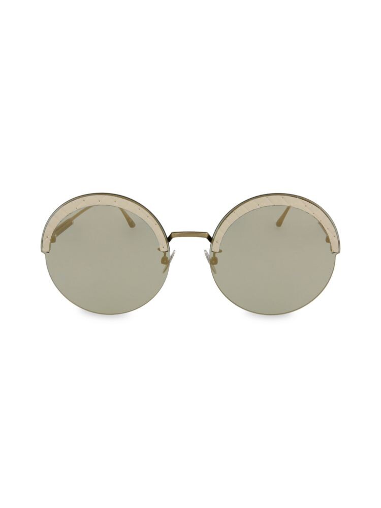 

Круглые солнцезащитные очки Core 60MM Bottega Veneta, цвет Gold Bronze