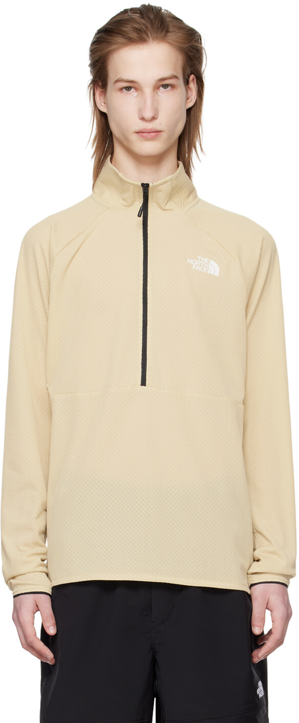 

Бежевый свитер с полумолнией до половины The North Face