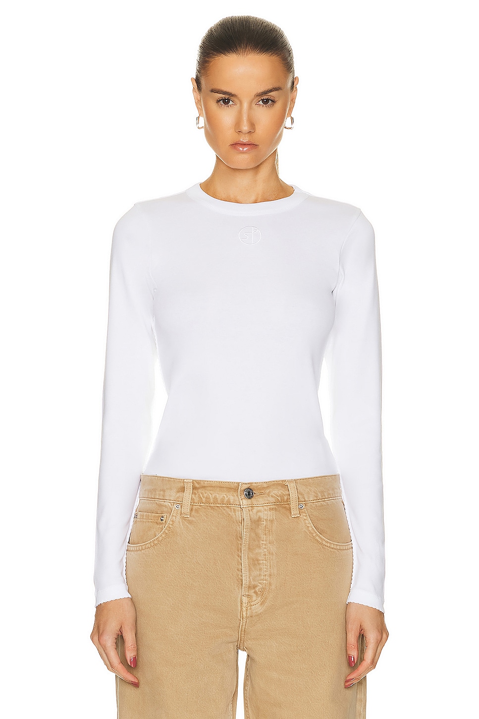 

Футболка Saks Potts Eloise Long Sleeve, белый