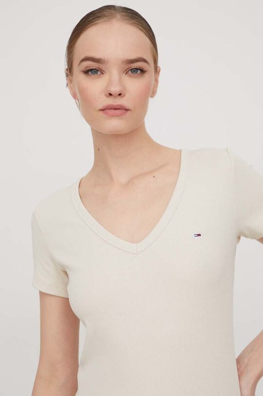 

Футболка Томми Джинс Tommy Jeans, бежевый