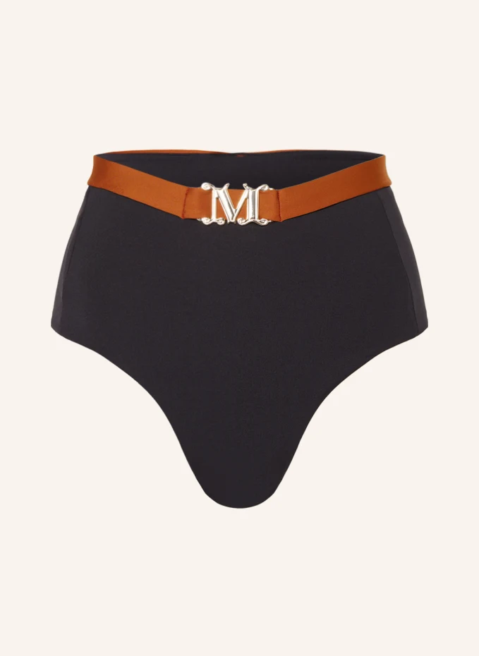 

Плавки бикини smilla с завышенной талией Max Mara Beachwear, черный