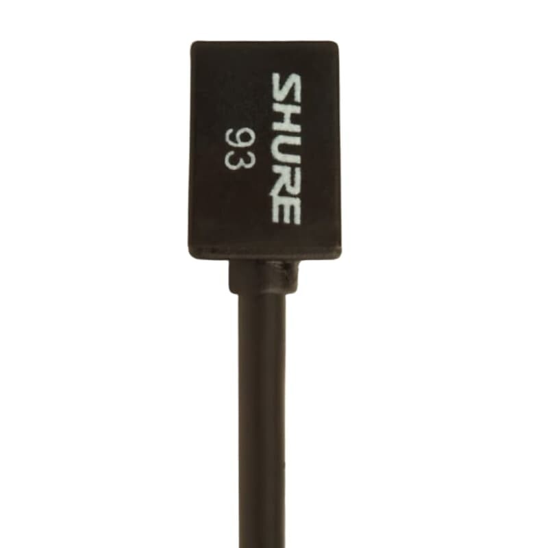 Микрофон петличный Shure WL93 Subminiature Condenser Lavalier Mic with 4' TA4F Cable микрофон петличный shure cvl b c tqg centraverse lavalier condenser mic with ta4f condenser