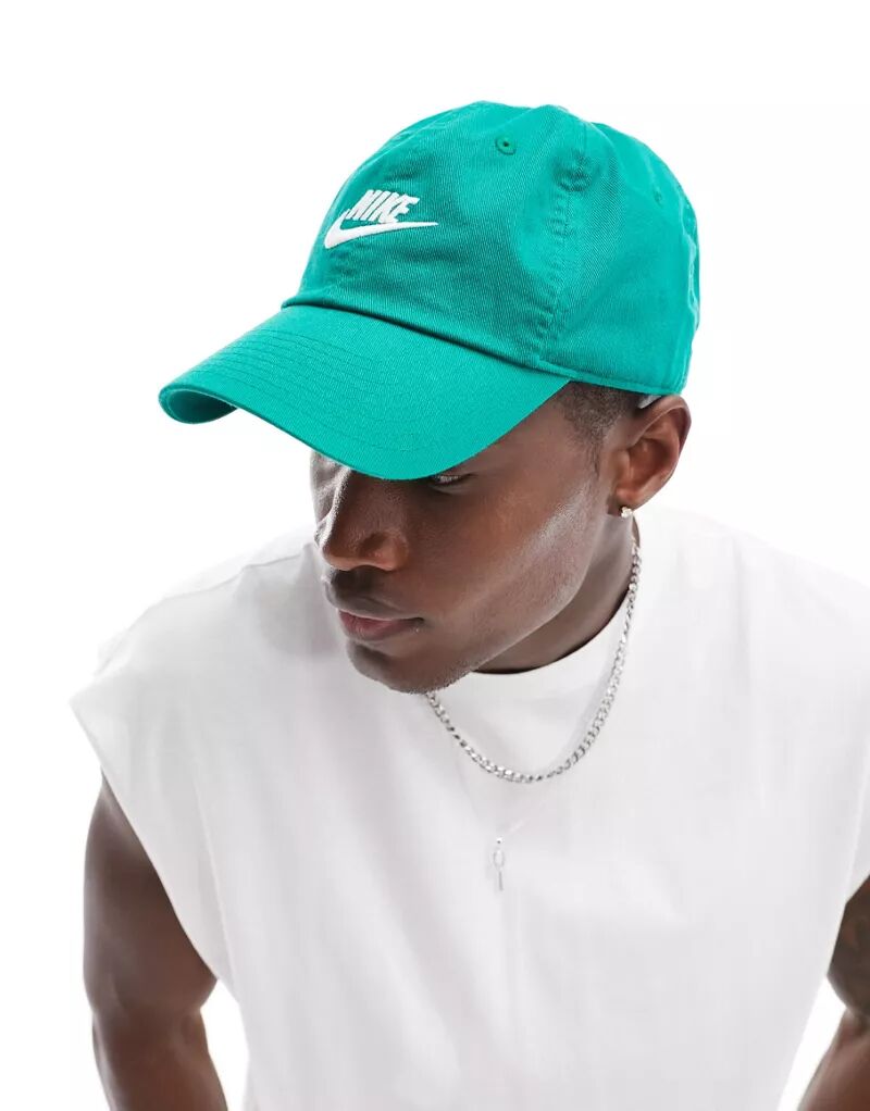 Темно-зеленая кепка с логотипом Nike Club