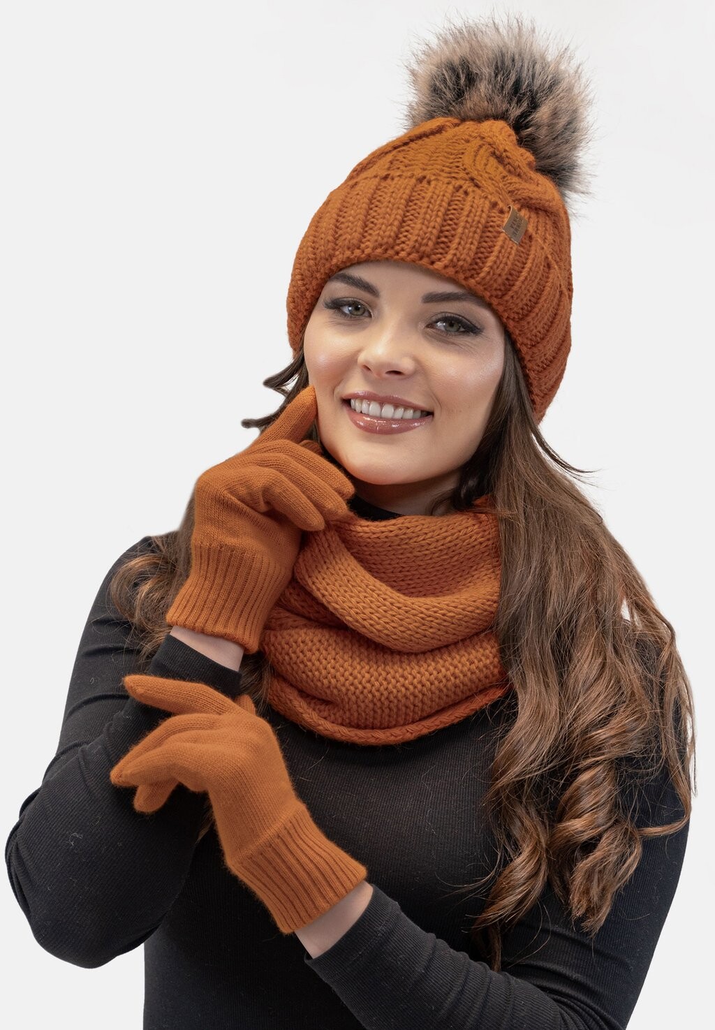 

Перчатки Vivisence, цвет orange