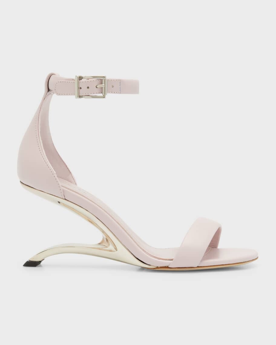 

Кожаные сандалии Arc с металлическим каблуком Alexander McQueen