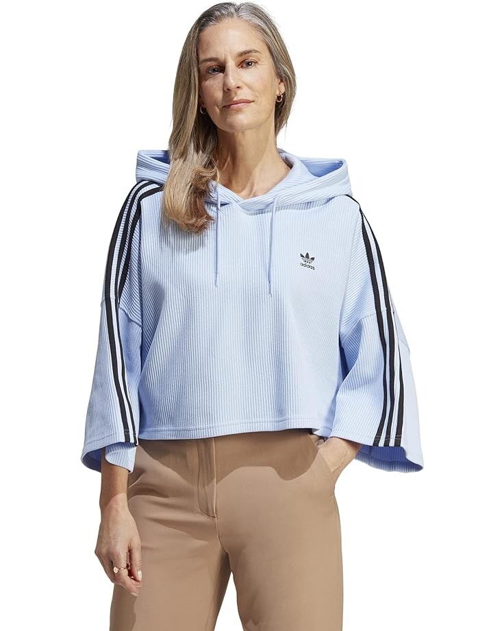 Худи adidas Originals Cropped, цвет Blue Dawn