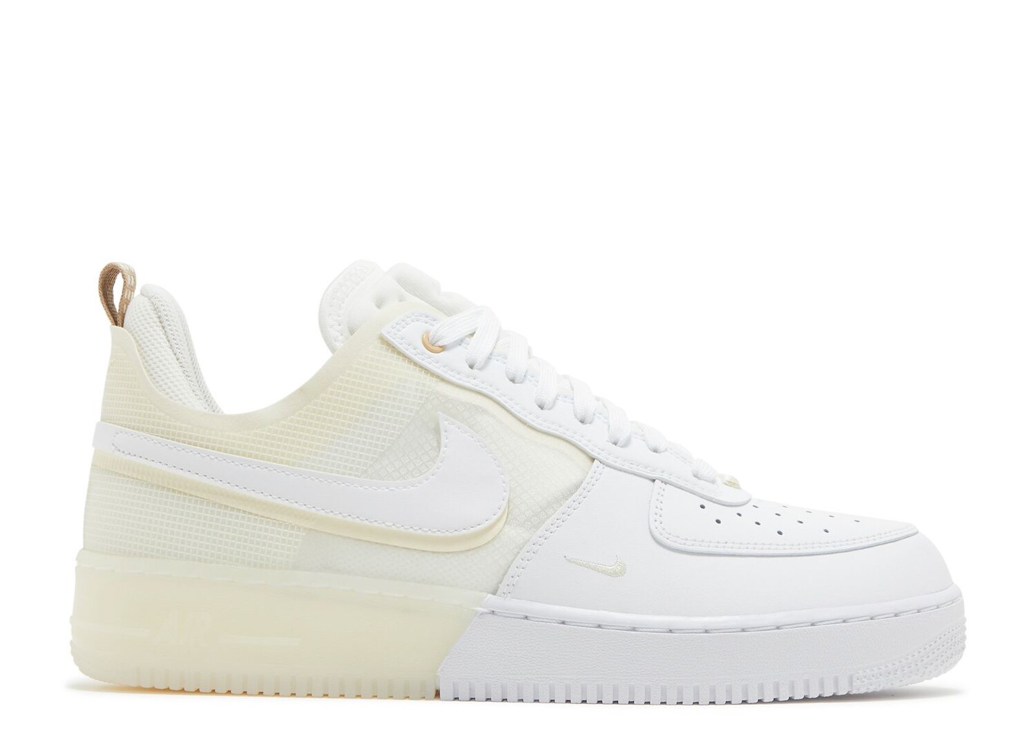 

Кроссовки Nike Air Force 1 React 'Coconut Milk', белый, Белый;серый