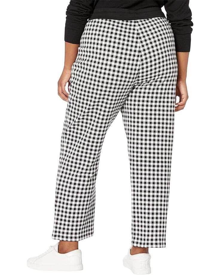 

Брюки Draper James Plus Size Natalie Sweatpants in Gingham, черный мульти